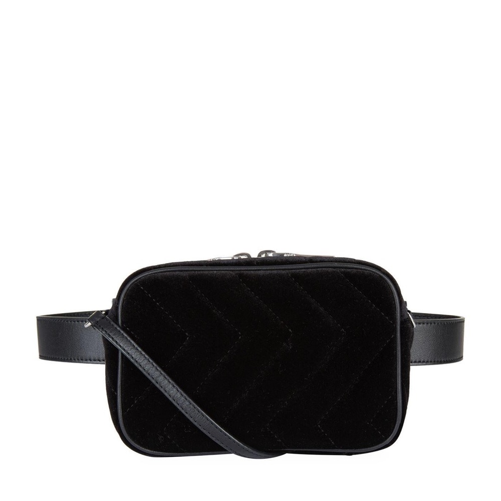 Sandro velvet belt bag